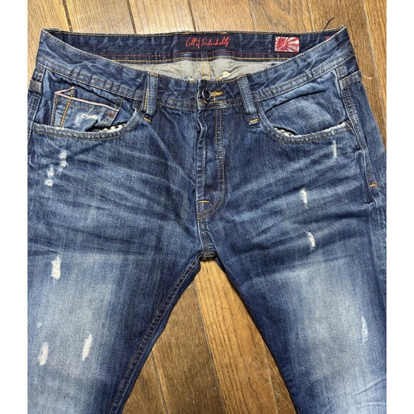 Cult Of Individuality Japanese Selvedge Denim Rebel Straight Jeans Men's 33X34 - Picture 4 of 9